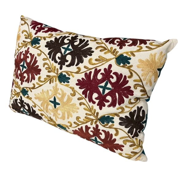 Pier One Imports Embroidered Throw Pillow - Picture 2 of 6